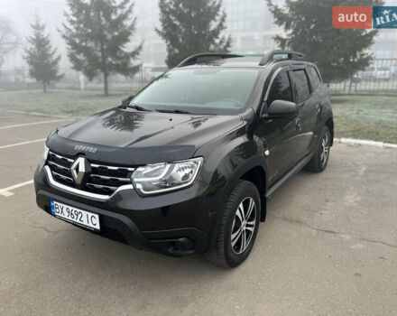 Черный Рено Дастер, объемом двигателя 1.5 л и пробегом 77 тыс. км за 15400 $, фото 1 на Automoto.ua