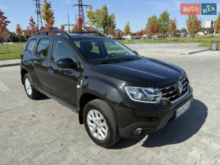 Черный Рено Дастер, объемом двигателя 1.6 л и пробегом 22 тыс. км за 17250 $, фото 1 на Automoto.ua