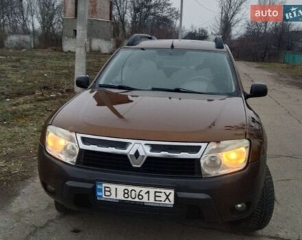 Коричневый Рено Дастер, объемом двигателя 1.5 л и пробегом 399 тыс. км за 6800 $, фото 1 на Automoto.ua