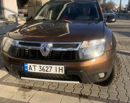 Коричневый Рено Дастер, объемом двигателя 1.46 л и пробегом 230 тыс. км за 8100 $, фото 1 на Automoto.ua