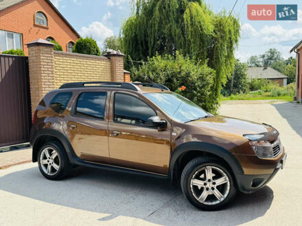 Рено Дастер 2013 в Ромнах на Automoto.ua Коричневый Рено Дастер, объемом двигателя 1.46 л и пробегом 75 тыс. км за 12500 $, фото 1 на Automoto.ua