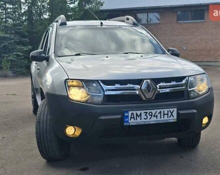 Серый Рено Дастер, объемом двигателя 1.46 л и пробегом 170 тыс. км за 9600 $, фото 5 на Automoto.ua