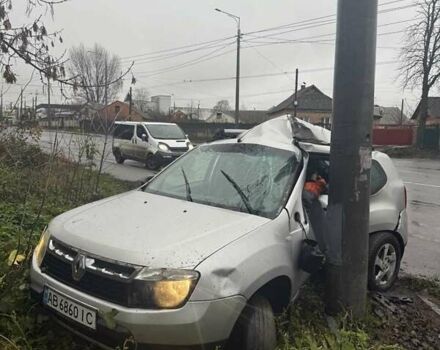 Серый Рено Дастер, объемом двигателя 1.46 л и пробегом 240 тыс. км за 2800 $, фото 1 на Automoto.ua