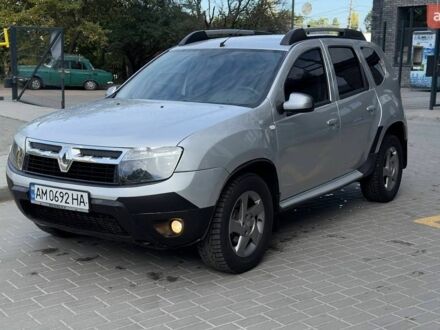 Серый Рено Дастер, объемом двигателя 1.46 л и пробегом 171 тыс. км за 8150 $, фото 1 на Automoto.ua