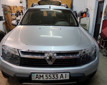 Серый Рено Дастер, объемом двигателя 1.5 л и пробегом 215 тыс. км за 8500 $, фото 1 на Automoto.ua