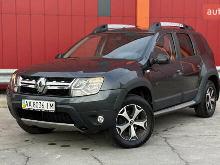 Серый Рено Дастер, объемом двигателя 1.6 л и пробегом 92 тыс. км за 11800 $, фото 1 на Automoto.ua