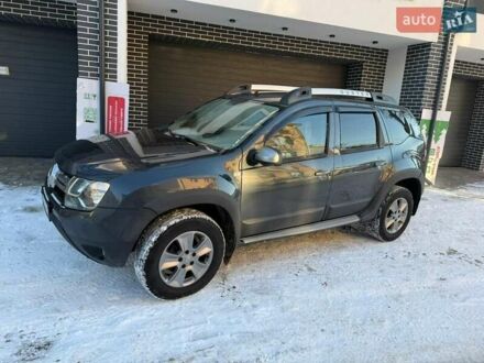 Серый Рено Дастер, объемом двигателя 1.46 л и пробегом 92 тыс. км за 13499 $, фото 1 на Automoto.ua