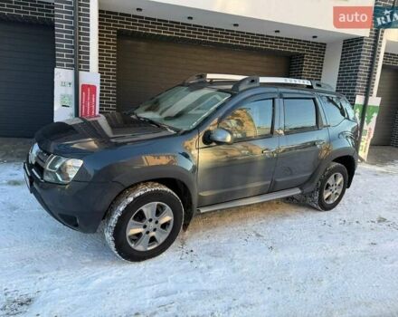 Серый Рено Дастер, объемом двигателя 1.46 л и пробегом 92 тыс. км за 13499 $, фото 1 на Automoto.ua
