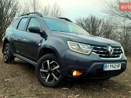 Серый Рено Дастер, объемом двигателя 1.6 л и пробегом 155 тыс. км за 13200 $, фото 1 на Automoto.ua