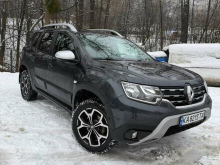 Серый Рено Дастер, объемом двигателя 1.46 л и пробегом 158 тыс. км за 17500 $, фото 1 на Automoto.ua