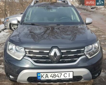 Серый Рено Дастер, объемом двигателя 1.6 л и пробегом 53 тыс. км за 21500 $, фото 1 на Automoto.ua