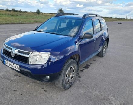 Синий Рено Дастер, объемом двигателя 1.6 л и пробегом 330 тыс. км за 6800 $, фото 4 на Automoto.ua