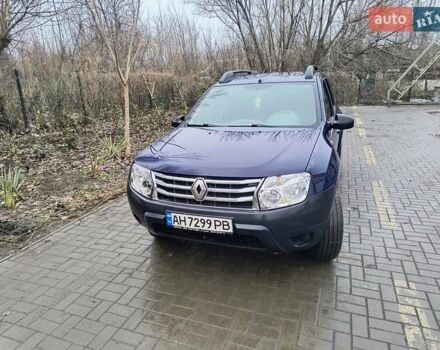 Синий Рено Дастер, объемом двигателя 1.6 л и пробегом 190 тыс. км за 8300 $, фото 1 на Automoto.ua