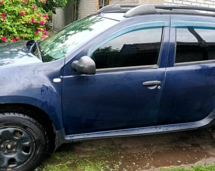 Рено Дастер 2013 в Новых Санжарах на Automoto.ua Синий Рено Дастер, объемом двигателя 1.5 л и пробегом 447 тыс. км за 7000 $, фото 3 на Automoto.ua