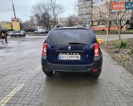 Синий Рено Дастер, объемом двигателя 1.6 л и пробегом 190 тыс. км за 8300 $, фото 3 на Automoto.ua