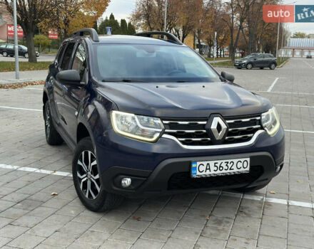 Синий Рено Дастер, объемом двигателя 1.5 л и пробегом 74 тыс. км за 16200 $, фото 1 на Automoto.ua