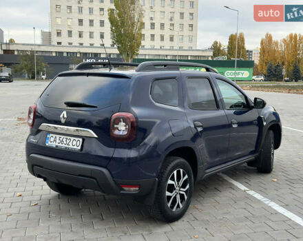Синий Рено Дастер, объемом двигателя 1.5 л и пробегом 74 тыс. км за 16200 $, фото 3 на Automoto.ua