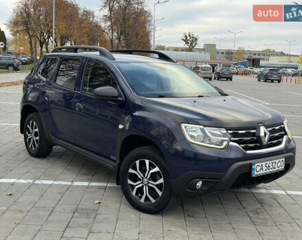 Синий Рено Дастер, объемом двигателя 1.5 л и пробегом 74 тыс. км за 16200 $, фото 2 на Automoto.ua