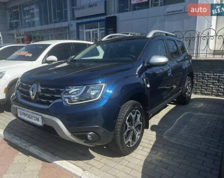 Синий Рено Дастер, объемом двигателя 1.46 л и пробегом 95 тыс. км за 16000 $, фото 1 на Automoto.ua