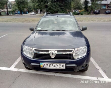 Синий Рено Дастер, объемом двигателя 1.6 л и пробегом 115 тыс. км за 9800 $, фото 1 на Automoto.ua