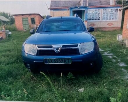 Синий Рено Дастер, объемом двигателя 1.6 л и пробегом 220 тыс. км за 8400 $, фото 1 на Automoto.ua