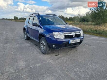 Синий Рено Дастер, объемом двигателя 1.6 л и пробегом 330 тыс. км за 7599 $, фото 1 на Automoto.ua