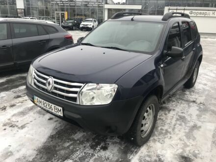 Синий Рено Дастер, объемом двигателя 1.6 л и пробегом 212 тыс. км за 9300 $, фото 1 на Automoto.ua
