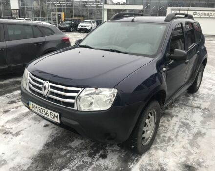 Синий Рено Дастер, объемом двигателя 1.6 л и пробегом 212 тыс. км за 9300 $, фото 1 на Automoto.ua