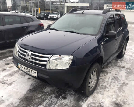 Синий Рено Дастер, объемом двигателя 1.6 л и пробегом 212 тыс. км за 9300 $, фото 1 на Automoto.ua