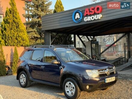Синий Рено Дастер, объемом двигателя 1.5 л и пробегом 180 тыс. км за 10300 $, фото 1 на Automoto.ua