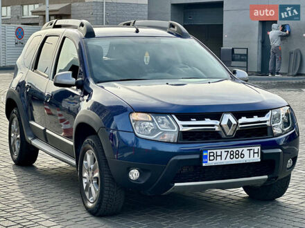 Синий Рено Дастер, объемом двигателя 1.46 л и пробегом 80 тыс. км за 12900 $, фото 1 на Automoto.ua