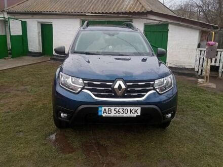 Синий Рено Дастер, объемом двигателя 1.6 л и пробегом 101 тыс. км за 14800 $, фото 1 на Automoto.ua