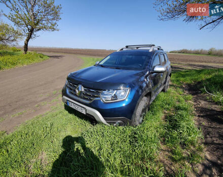 Синий Рено Дастер, объемом двигателя 1.46 л и пробегом 70 тыс. км за 16639 $, фото 1 на Automoto.ua