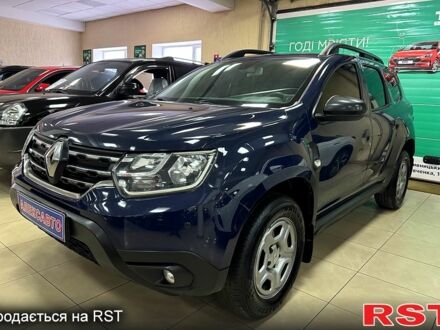 Синий Рено Дастер, объемом двигателя 1.5 л и пробегом 93 тыс. км за 14800 $, фото 1 на Automoto.ua