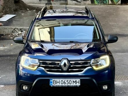 Синий Рено Дастер, объемом двигателя 1.46 л и пробегом 190 тыс. км за 13900 $, фото 1 на Automoto.ua