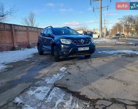 Синий Рено Дастер, объемом двигателя 1.46 л и пробегом 350 тыс. км за 10500 $, фото 1 на Automoto.ua