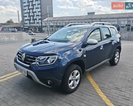 Синий Рено Дастер, объемом двигателя 2 л и пробегом 60 тыс. км за 16000 $, фото 1 на Automoto.ua