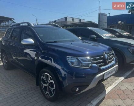 Синий Рено Дастер, объемом двигателя 1.46 л и пробегом 95 тыс. км за 16000 $, фото 1 на Automoto.ua