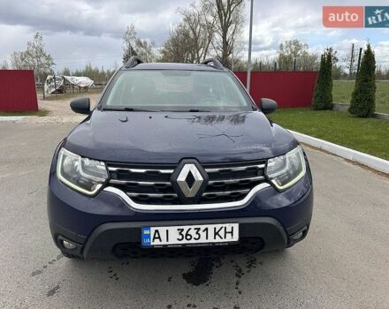 Синий Рено Дастер, объемом двигателя 1.6 л и пробегом 149 тыс. км за 14100 $, фото 1 на Automoto.ua