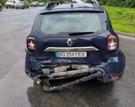 Синий Рено Дастер, объемом двигателя 1.46 л и пробегом 229 тыс. км за 8500 $, фото 1 на Automoto.ua