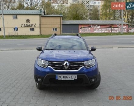 Синий Рено Дастер, объемом двигателя 1.46 л и пробегом 123 тыс. км за 18550 $, фото 1 на Automoto.ua
