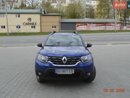 Синій Рено Дастер, об'ємом двигуна 1.46 л та пробігом 123 тис. км за 18550 $, фото 1 на Automoto.ua