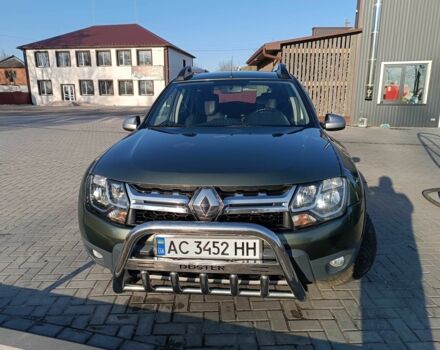 Зеленый Рено Дастер, объемом двигателя 1.5 л и пробегом 160 тыс. км за 12600 $, фото 2 на Automoto.ua