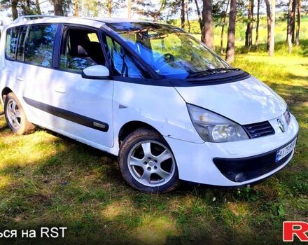 Белый Рено Эспейс, объемом двигателя 1.9 л и пробегом 250 тыс. км за 2550 $, фото 1 на Automoto.ua