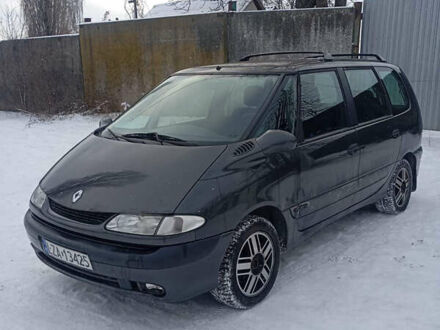 Черный Рено Эспейс, объемом двигателя 2 л и пробегом 100 тыс. км за 1800 $, фото 1 на Automoto.ua