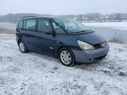 Черный Рено Эспейс, объемом двигателя 2 л и пробегом 200 тыс. км за 2200 $, фото 1 на Automoto.ua