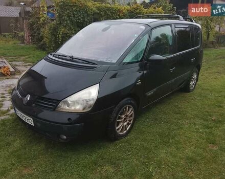 Рено Эспейс 2003 в Кельменцах на Automoto.ua Черный Рено Эспейс, объемом двигателя 1.87 л и пробегом 280 тыс. км за 4000 $, фото 1 на Automoto.ua