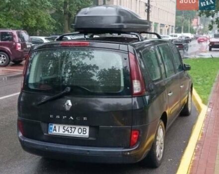 Черный Рено Эспейс, объемом двигателя 3 л и пробегом 290 тыс. км за 4500 $, фото 1 на Automoto.ua
