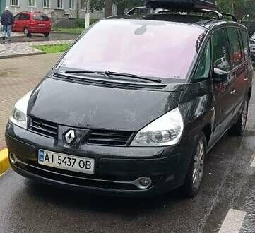 Черный Рено Эспейс, объемом двигателя 3 л и пробегом 290 тыс. км за 5200 $, фото 1 на Automoto.ua