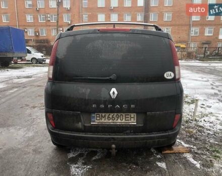 Черный Рено Эспейс, объемом двигателя 2 л и пробегом 340 тыс. км за 2490 $, фото 1 на Automoto.ua